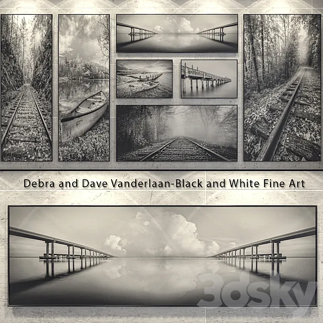 Debra and Dave Vanderlaan “Black and White Fine Art” 3DSMax File