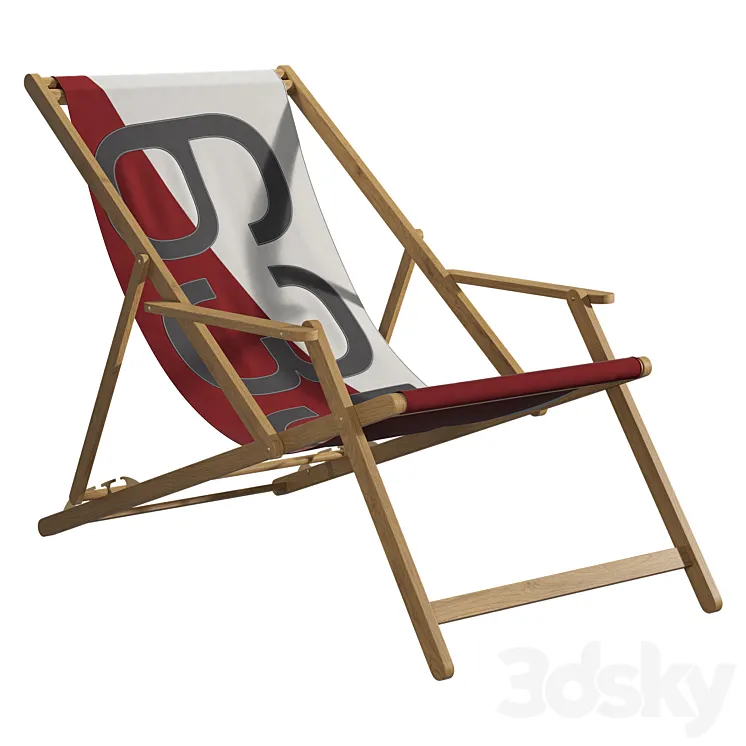 deck chair 3DS Max