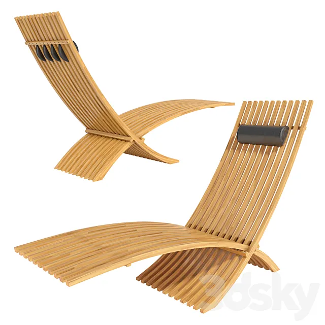 Deck chair Skargaarden Nozib 3ds Max