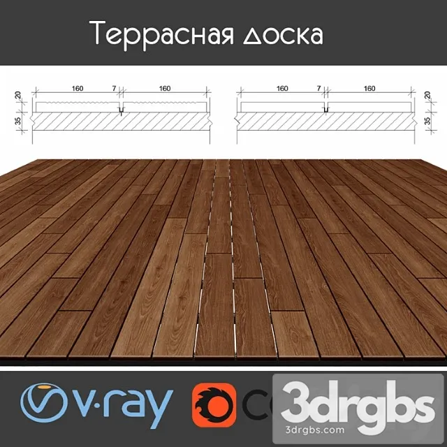 Decking on logs 4 species coffee 3dsmax Download