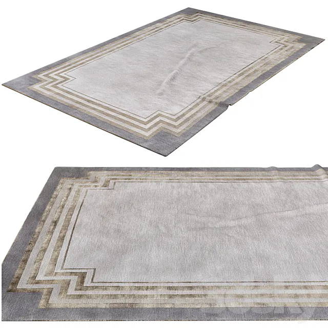 Deco Border Rug by Tim Gosling – THE RUG COMPANY 3DSMax File
