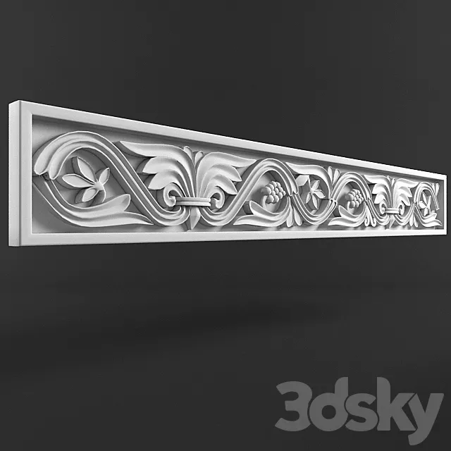 Deco facade 3ds Max