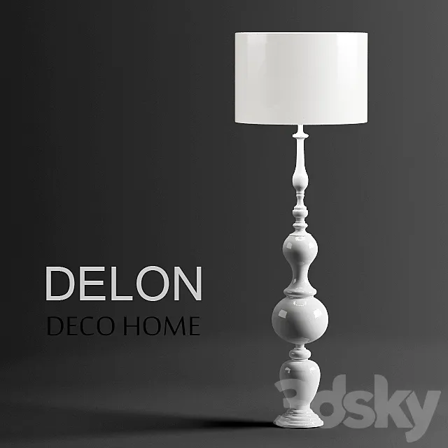 Deco Home_Delon ML80090-1-550WH 3DS Max Model