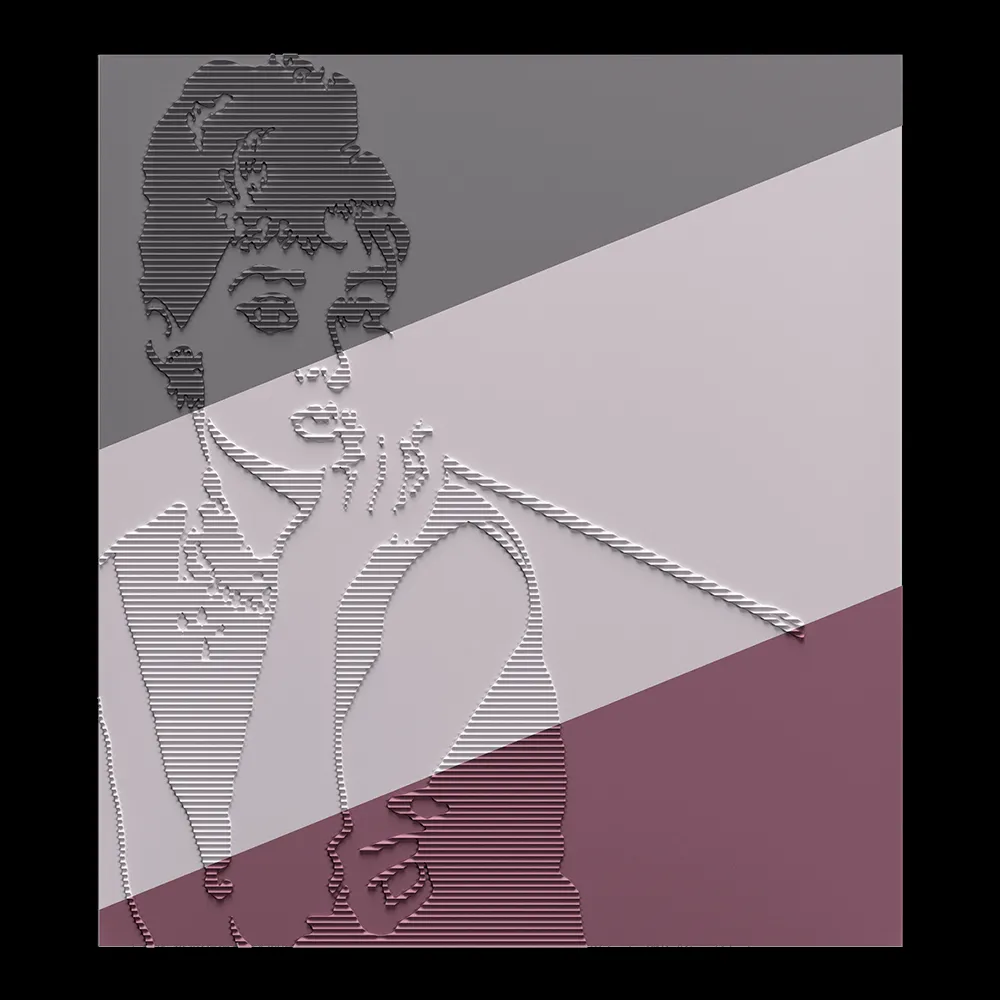 Deco Line – Audrey Hepburn 3ds Max