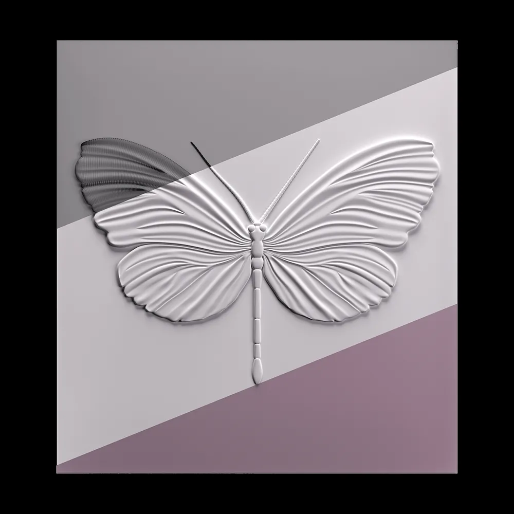 Deco Line – Butterfly 3ds Max