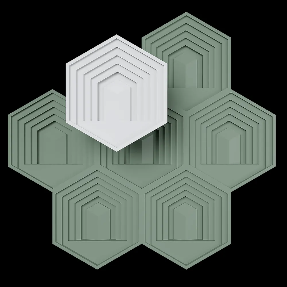 Deco Line – Deco Line Hexagon Temple 3ds Max