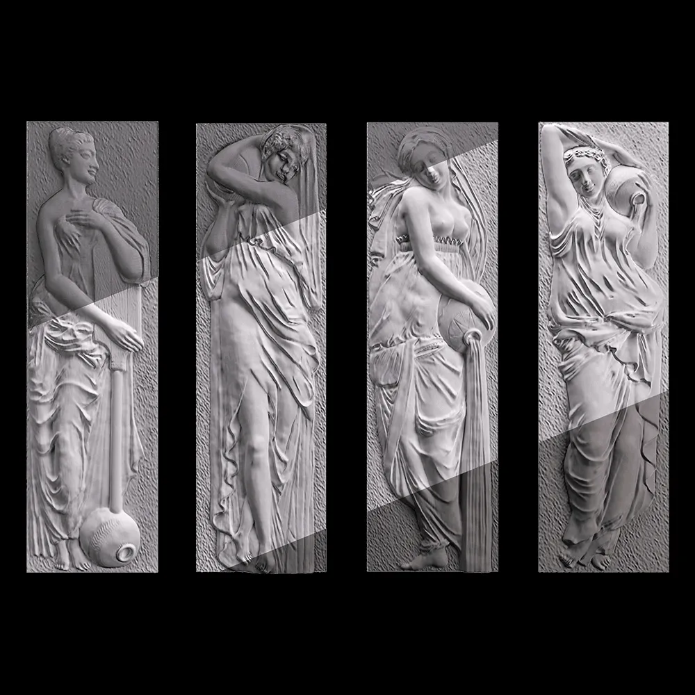 Deco Line – Fountain of innocents 3ds Max