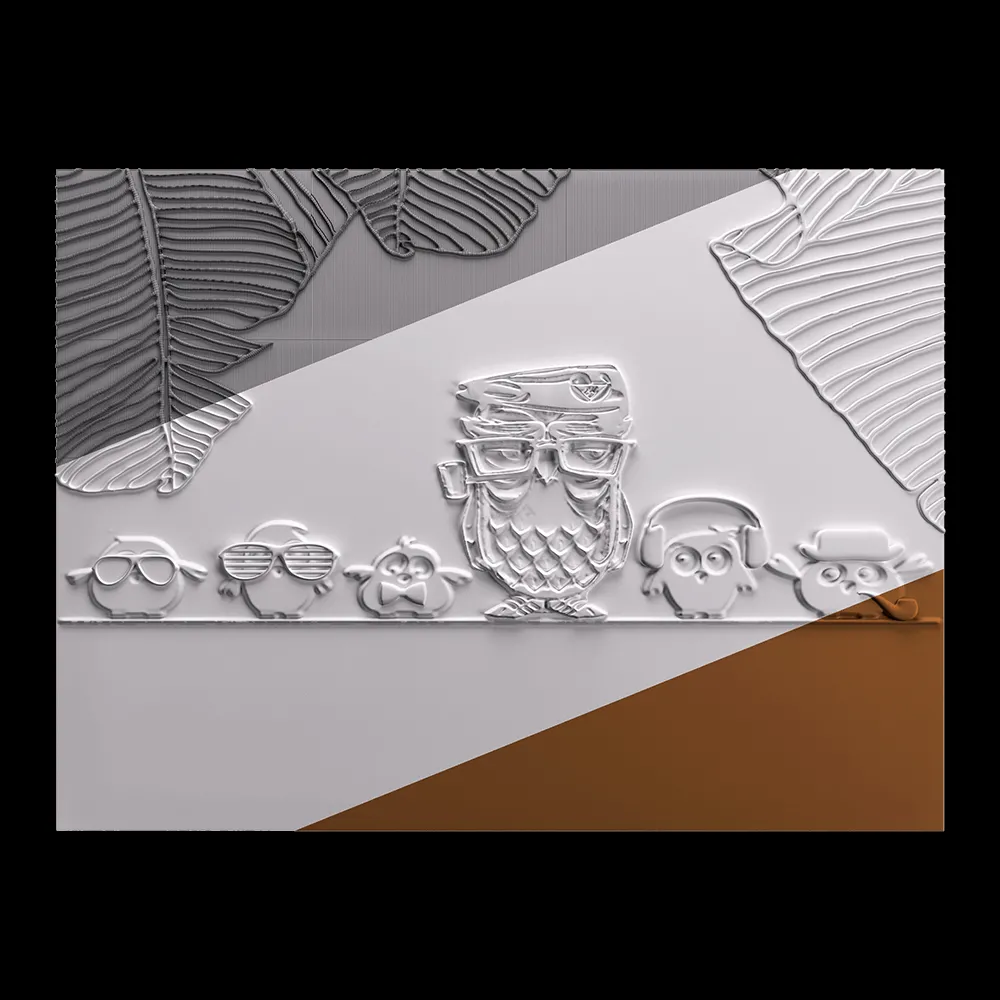 Deco Line – Owls 3ds Max