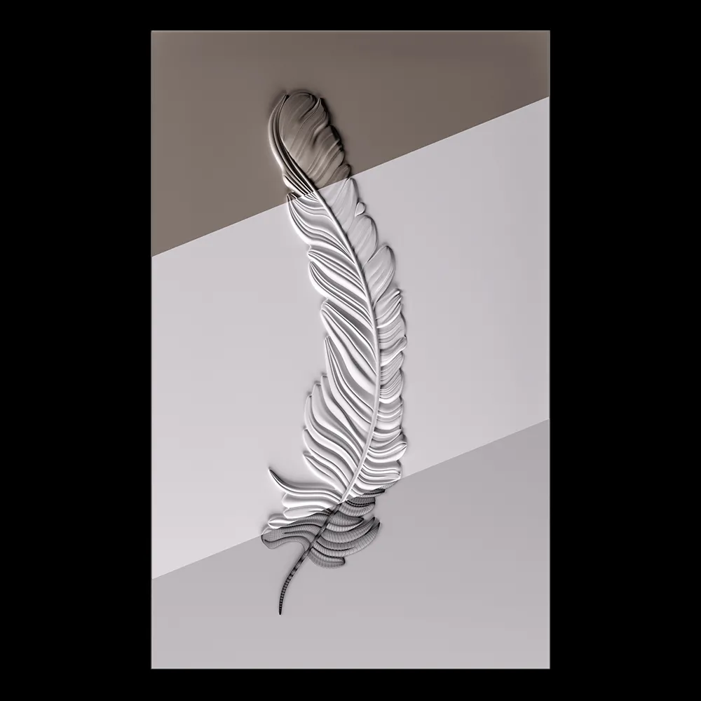 Deco Line – Pluma 3ds Max