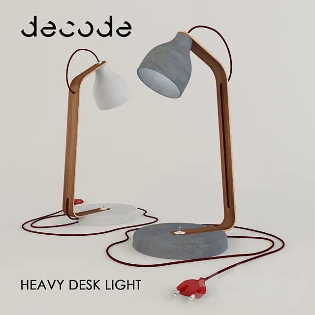 DECODE _ HEAVY DESK LIGHT 3DSMax File