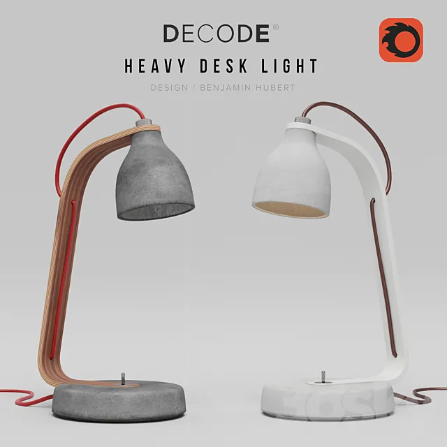 Decode Heavy Desk Light 3ds Max