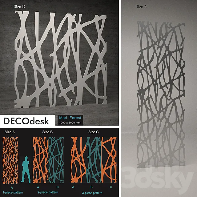 DECOdesk Model Forest 3DS Max Model