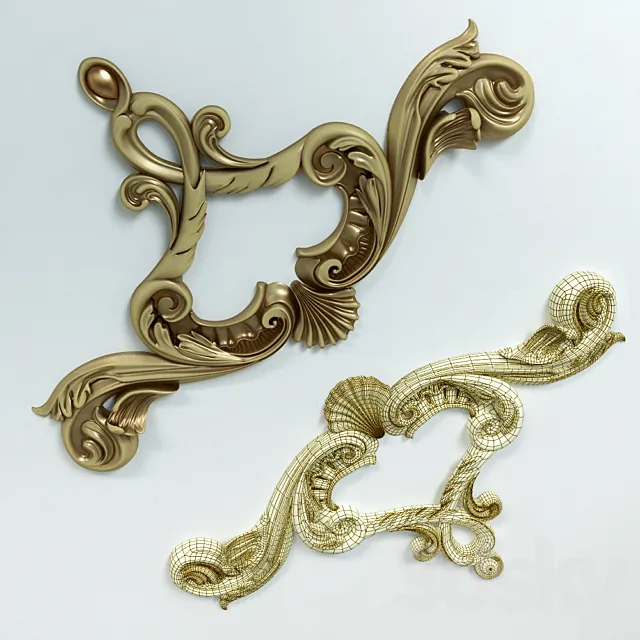 Decor Baroque 3ds Max