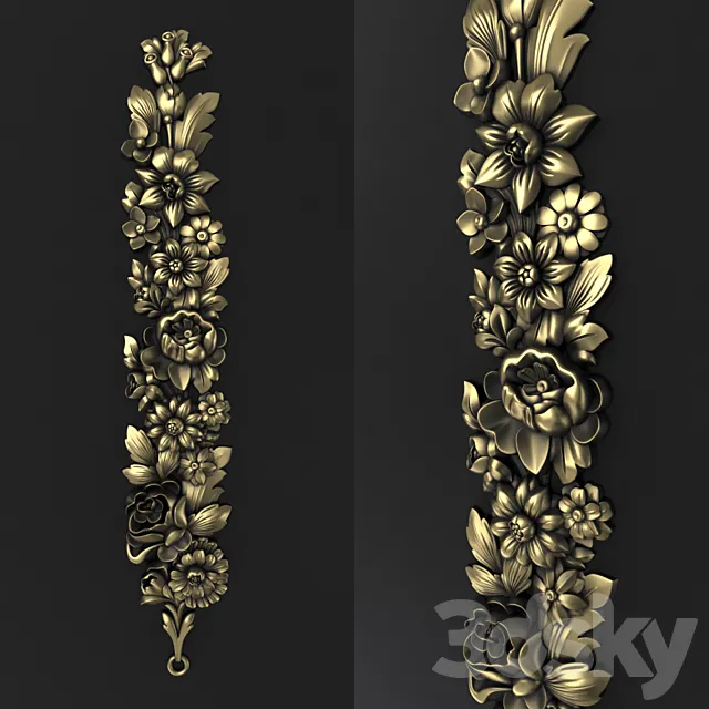 Decor flowers 3ds Max