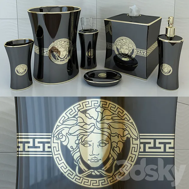 Decor for bathrooms VERSACE 3ds Max