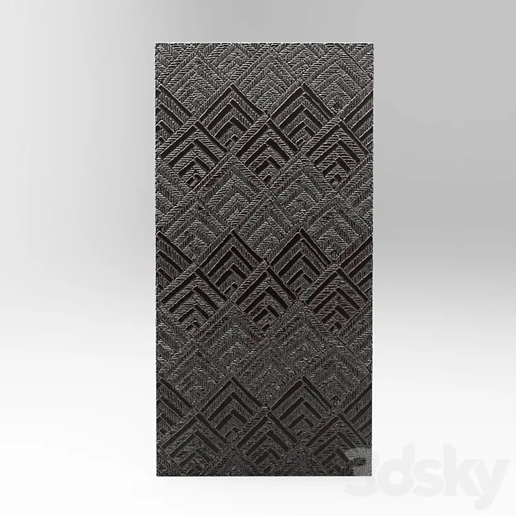 Decor for wall 3d Panel 3DS Max
