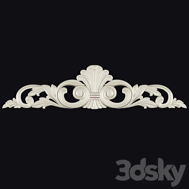 Decor horizontal 0832 3ds Max