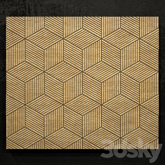 decor panel 3DS Max Model