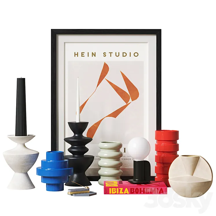 Decor Set 002 3DS Max