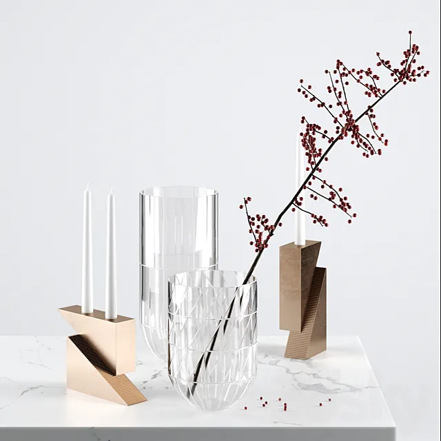 Decor set 01 3ds Max