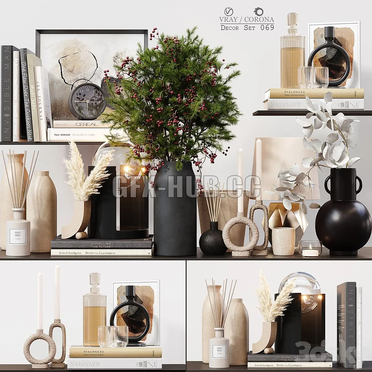 Decor Set 069 3dsMax Model