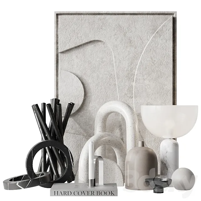 Decor set 3 3DSMax File