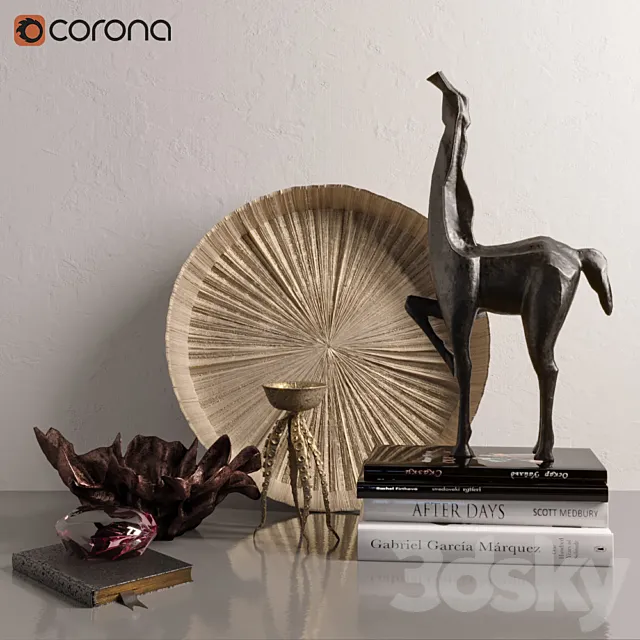 Decor set 3ds Max