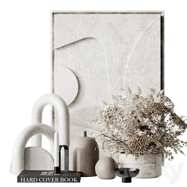 Decor set 4 3DSMax File