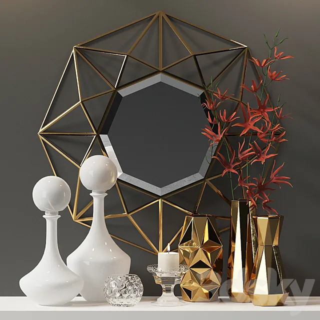 Decor set 5 3ds Max
