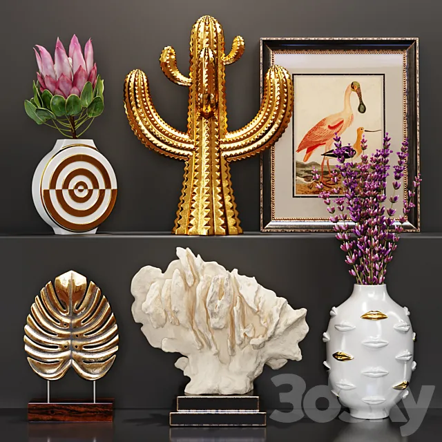 Decor Set 90 3ds Max