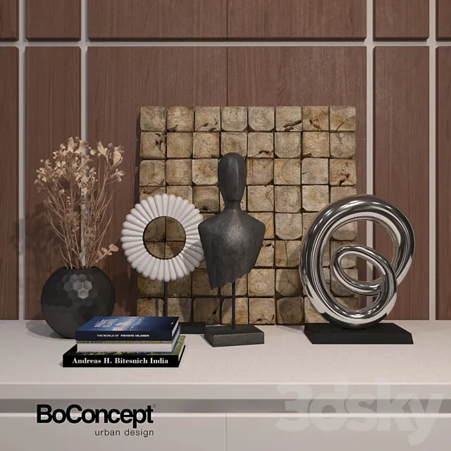 Decor set Boconcept 04 3DSMax File