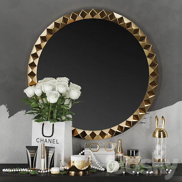 Decor set for girl №1 3DS Max Model