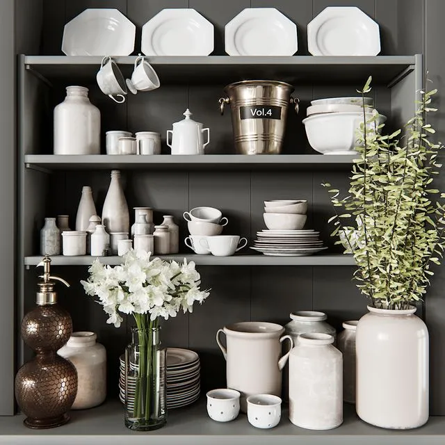 Decor set Vol.4 3dsMax Model