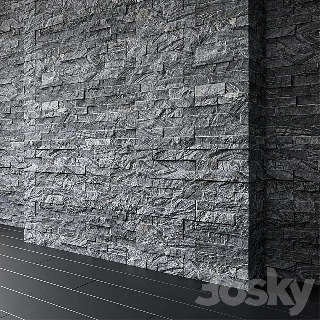 Decor Stone Msi Coal Canyon Dark sandstone 3ds Max