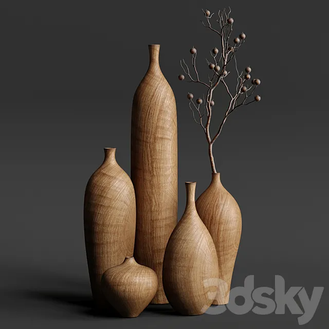 Decor vases 3DS Max Model