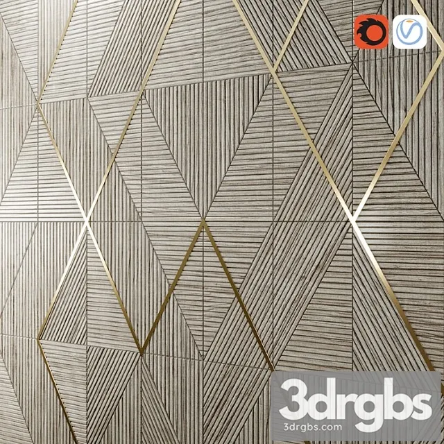 Decor wood panel 3dsmax Download