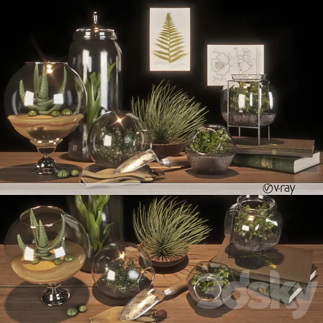 Decor_set_garden 3DSMax File