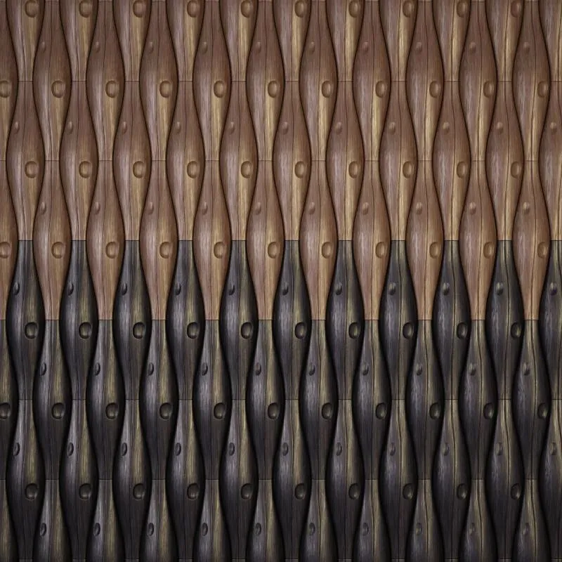 decoration – 3D panel Flow 3ds Max