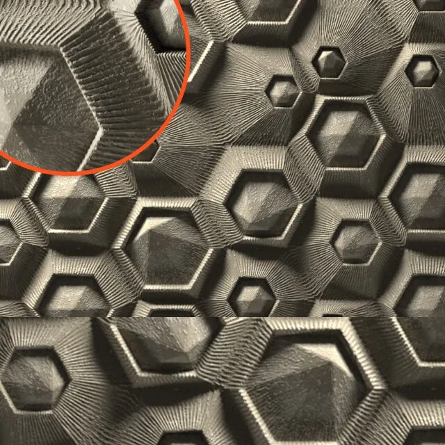 decoration – 3D panel – hxf-04 Exagon – by Elija Porter 3ds Max