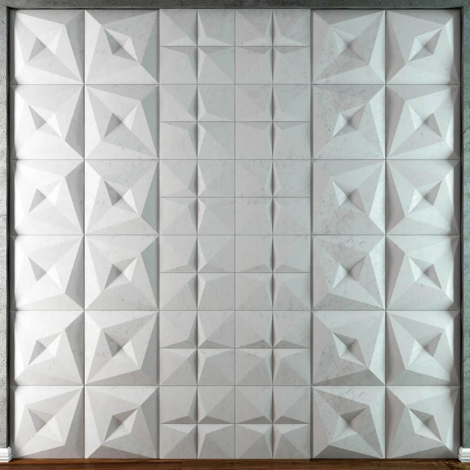 decoration – 3D panels Set 9 Subberjean 3ds Max