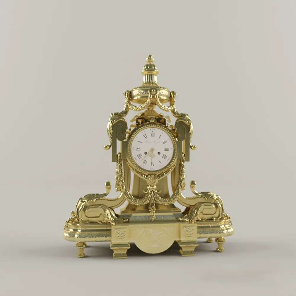 decoration – A table clock 3ds Max