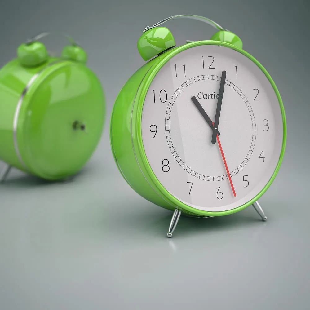 decoration – Alarm clock 01 3ds Max