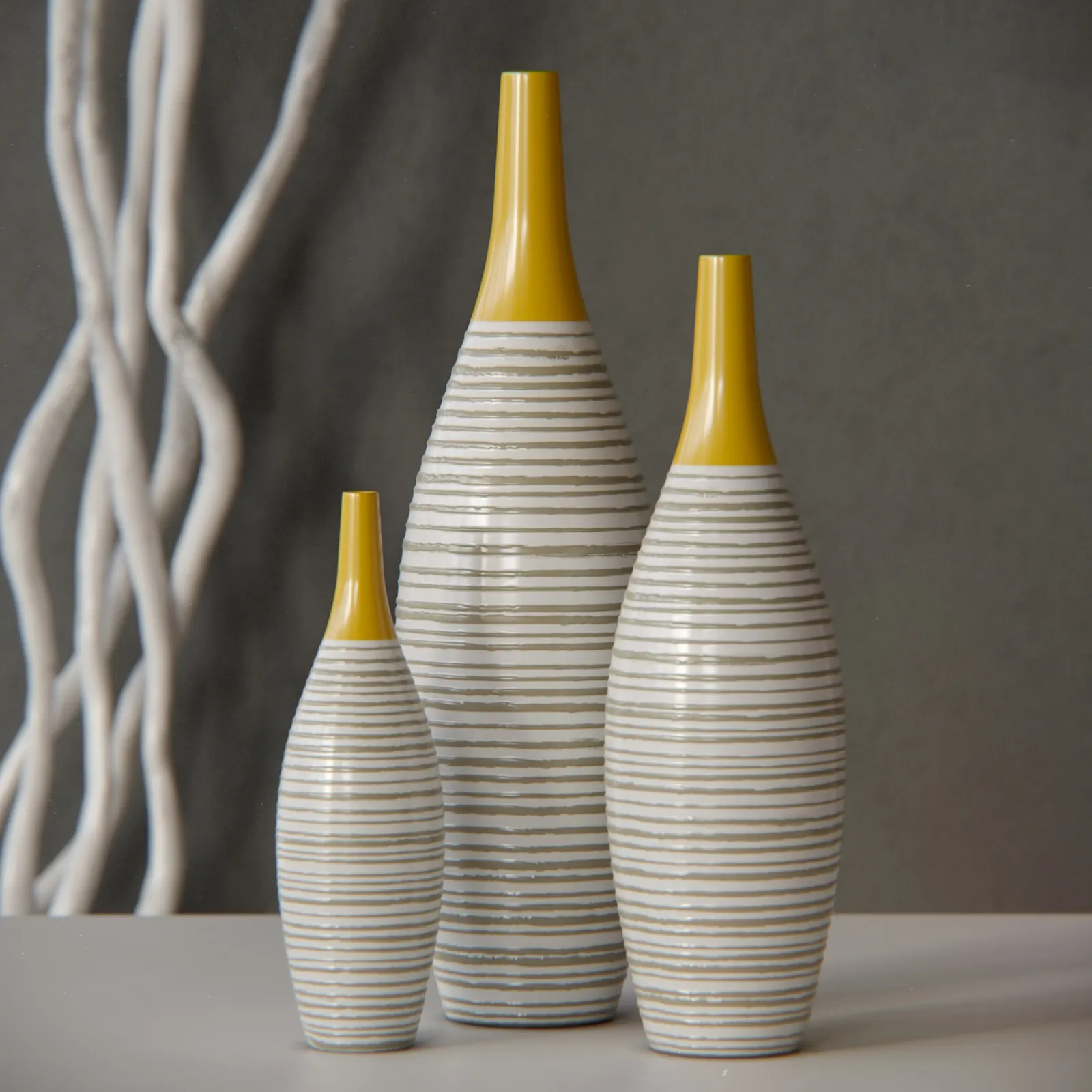 decoration – Andean Multi Glaze vases 8 3ds Max