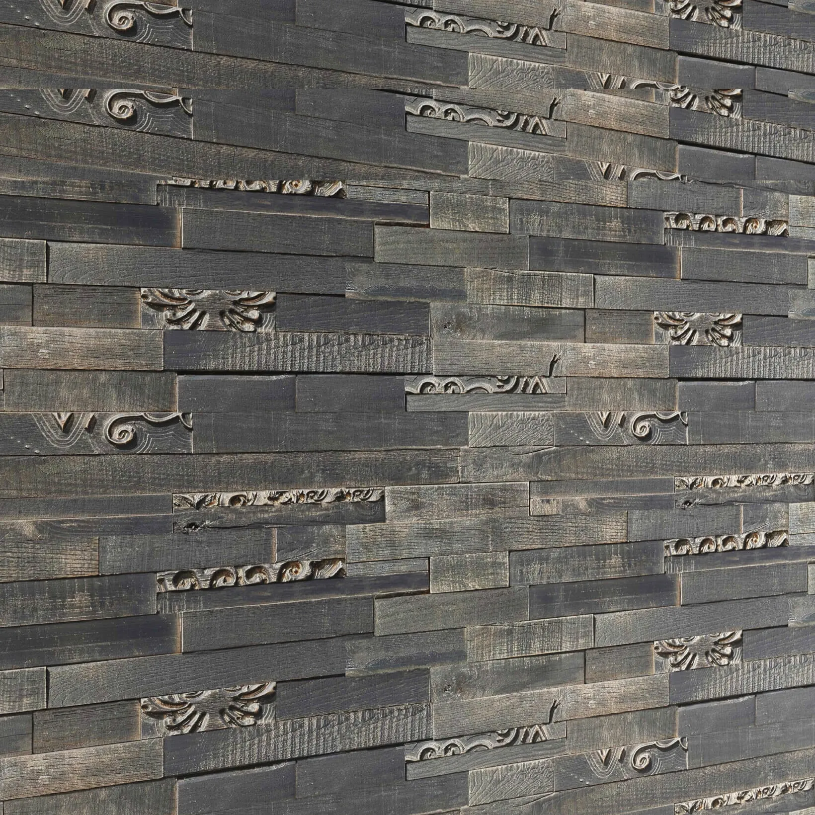 decoration – Antique Wood wall 3ds Max