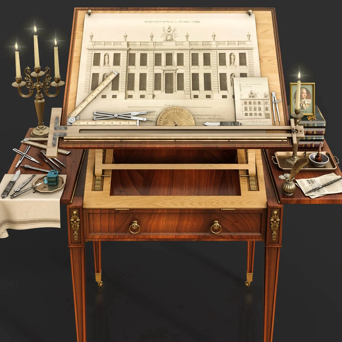 decoration – Architectural workshop AD1790 3ds Max