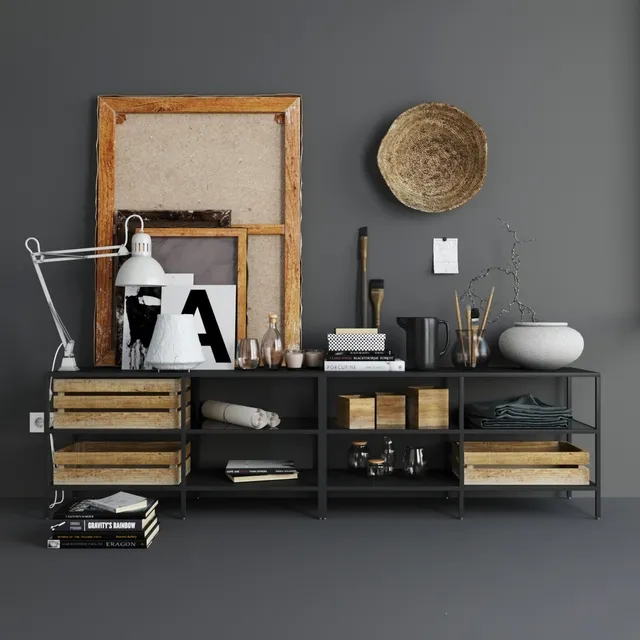 decoration – art-decoration set 01 3ds Max