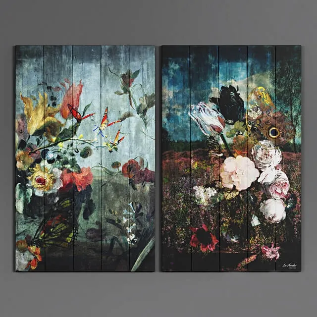 decoration – Art Panels by La Aurela 4 3ds Max