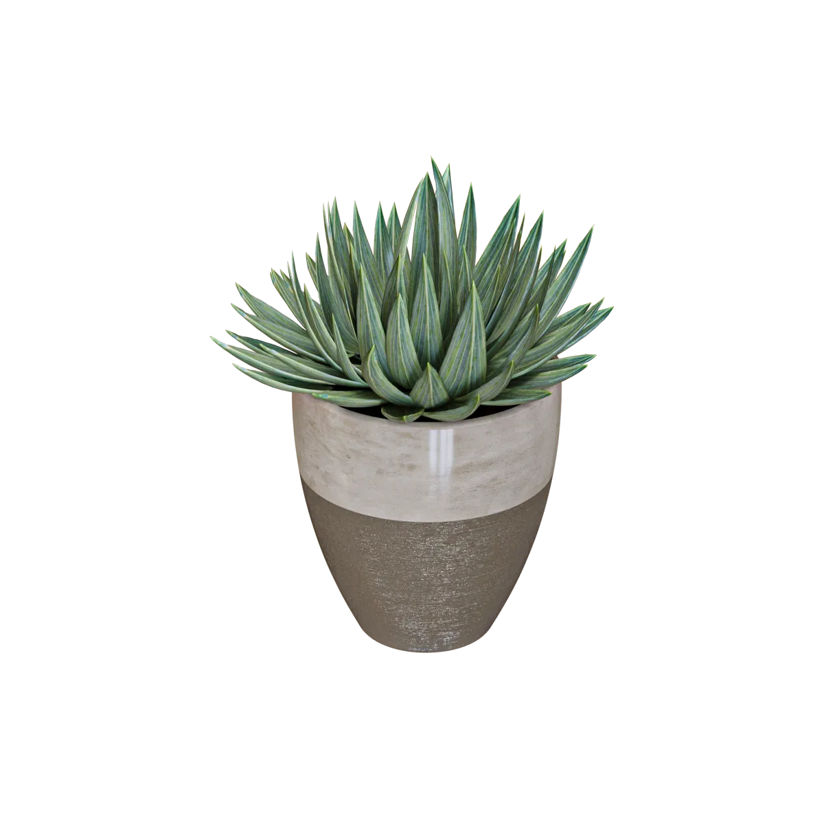 decoration – Artificial plant in a pot 3ds Max