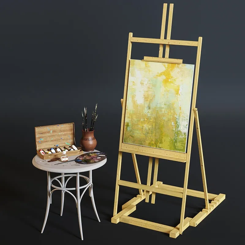 decoration – Artistic set 3ds Max