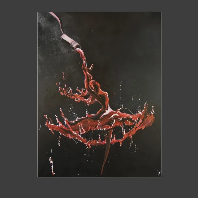 decoration – Author’s painting canvas 4 3ds Max